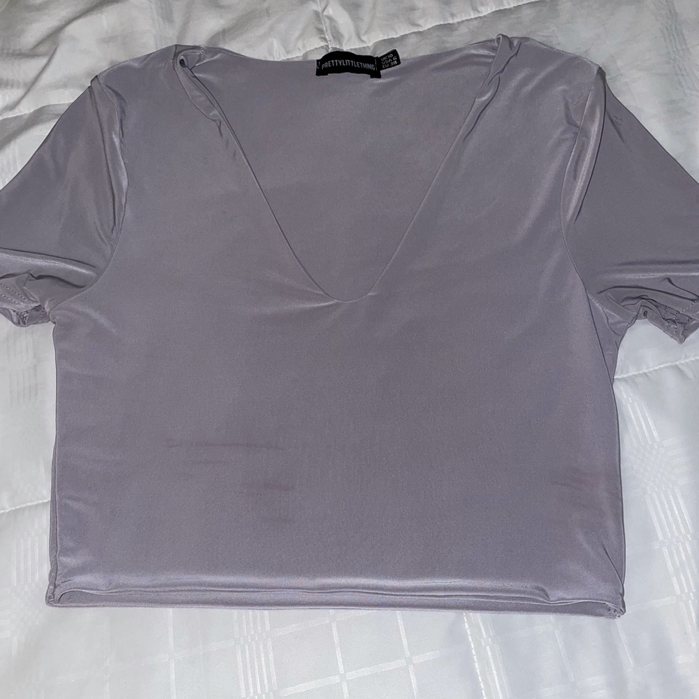 Low neck crop top